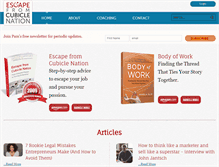 Tablet Screenshot of escapefromcubiclenation.com